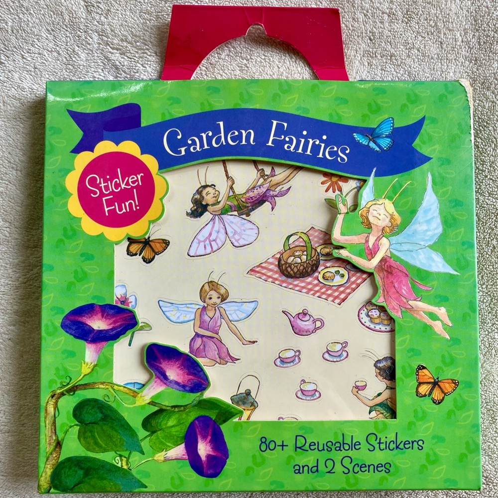 Garden Fairies Reusable Sticker Fun & Activity Tote